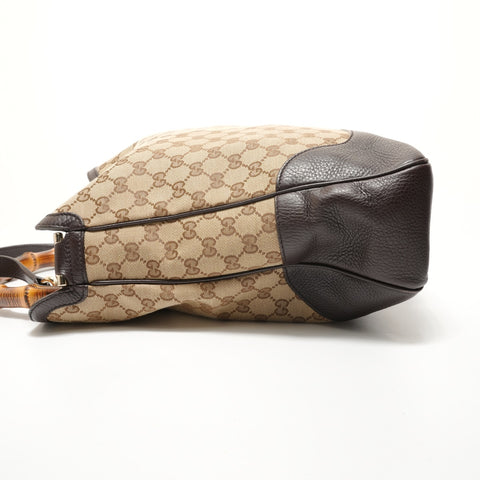 GUCCI GG canvas bamboo Shoulder Bag beige WS27968