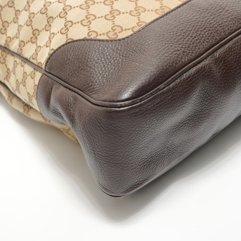 GUCCI GG canvas bamboo Shoulder Bag beige WS27968