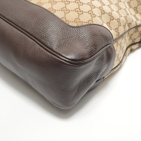 GUCCI GG canvas bamboo Shoulder Bag beige WS27968