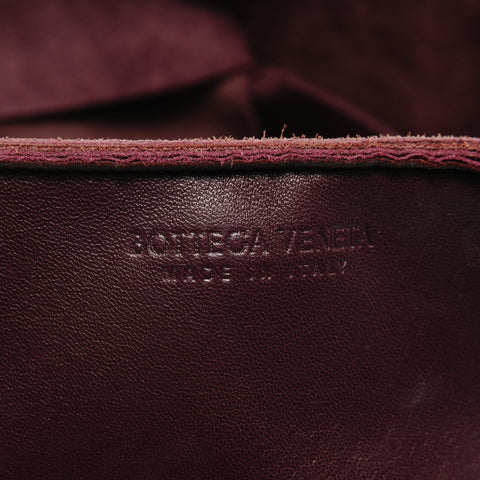 BOTTEGAVENETA Maxi Intrecciato Arco Bordeaux Tote Bag Red WS27971