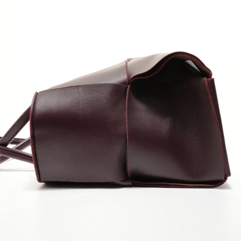 BOTTEGAVENETA Maxi Intrecciato Arco Bordeaux Tote Bag Red WS27971