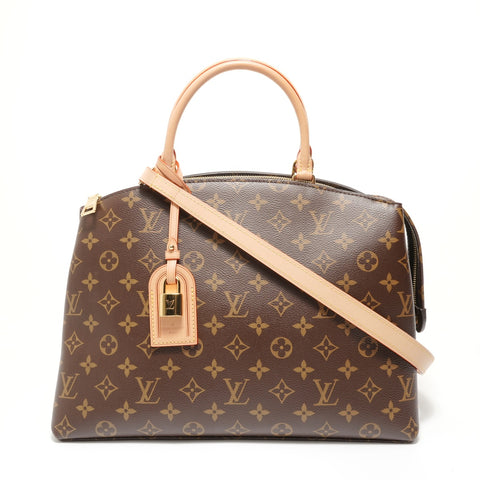 LOUIS VUITTON 2021-2025 Monogram Grand Palais MM Handbag Brown WS27972