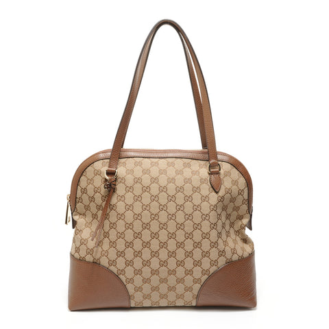 GUCCI GG canvas Shoulder Bag beige WS27974