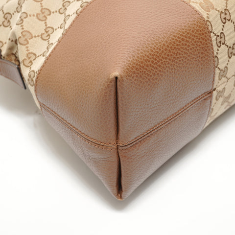 GUCCI GG canvas Shoulder Bag beige WS27974