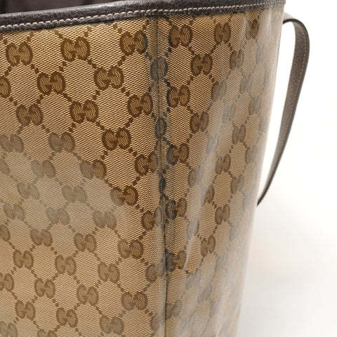 GUCCI GG crystal Tote Bag beige WS27976