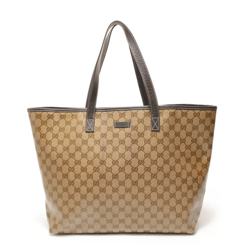 GUCCI GG crystal Tote Bag beige WS27976