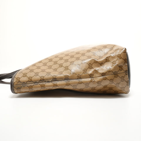 GUCCI GG crystal Tote Bag beige WS27976