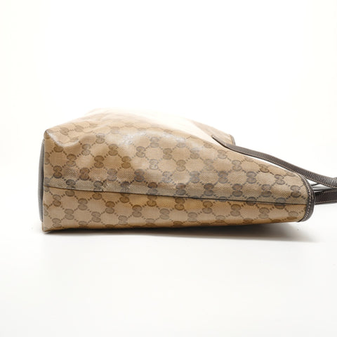 GUCCI GG crystal Tote Bag beige WS27976