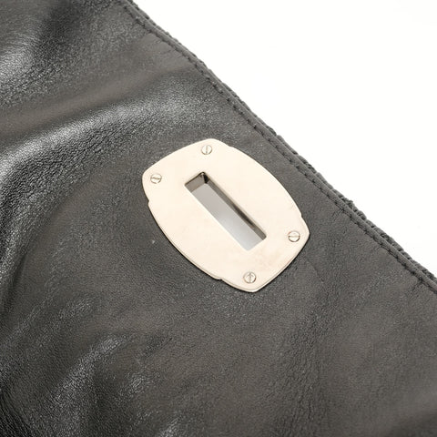 Miu Miu Matrasse leather Handbag black WS27978