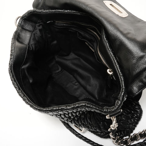 Miu Miu Matrasse leather Handbag black WS27978
