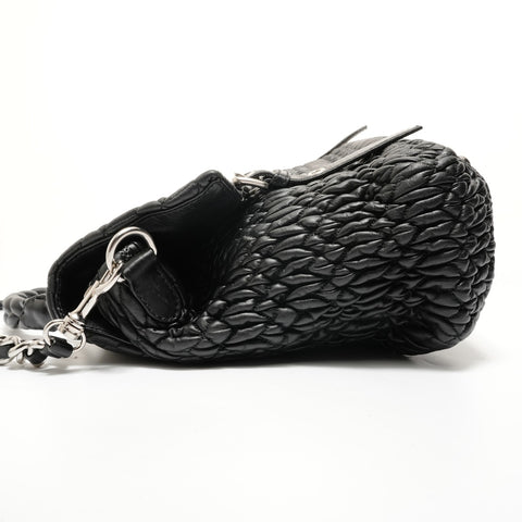 Miu Miu Matrasse leather Handbag black WS27978