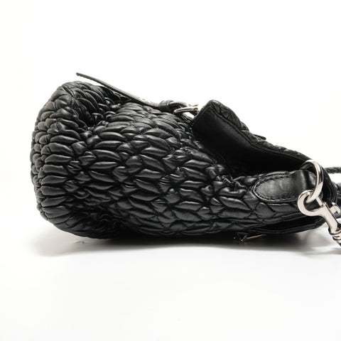 Miu Miu Matrasse leather Handbag black WS27978