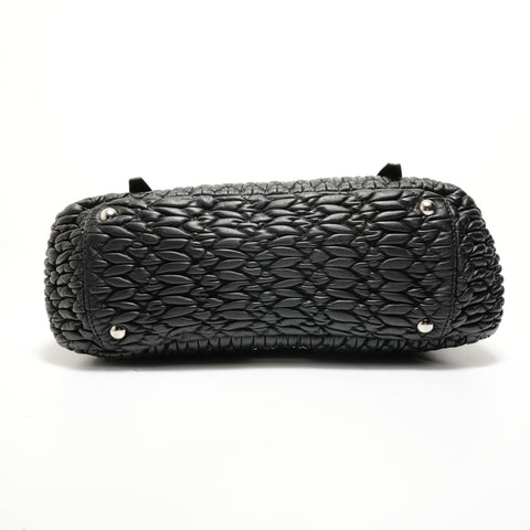 Miu Miu Matrasse leather Handbag black WS27978