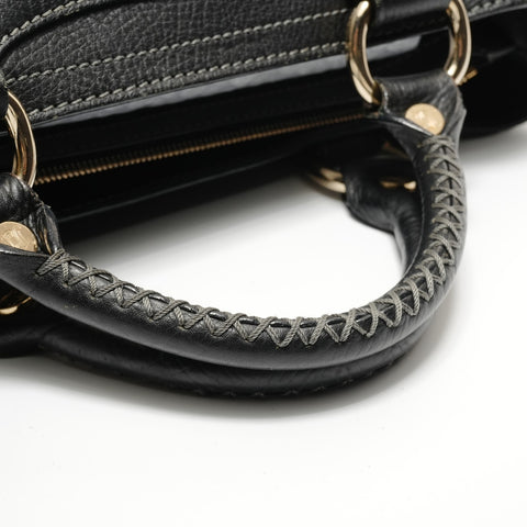 CELINE Leather Triomphe Boogie Bag Handbag black WS27979
