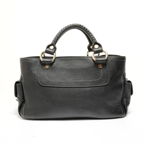 CELINE Leather Triomphe Boogie Bag Handbag black WS27979