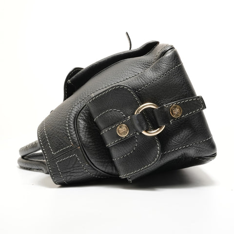 CELINE Leather Triomphe Boogie Bag Handbag black WS27979