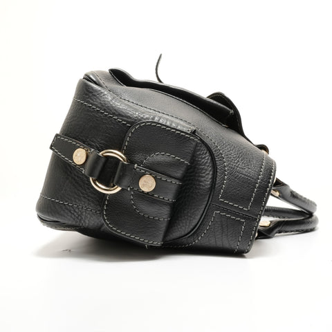 CELINE Leather Triomphe Boogie Bag Handbag black WS27979