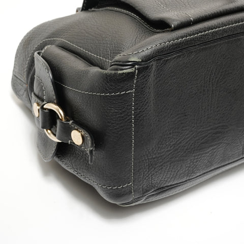 CELINE Leather Triomphe Boogie Bag Handbag black WS27979