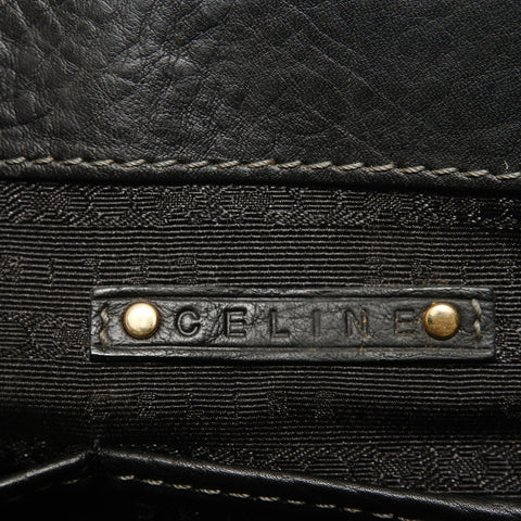 CELINE Leather Triomphe Boogie Bag Handbag black WS27979