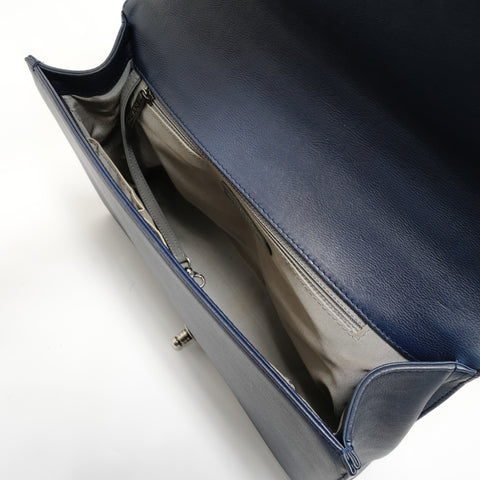 CHANEL Boy Chanel (number 19) Shoulder Bag Navy WS27980