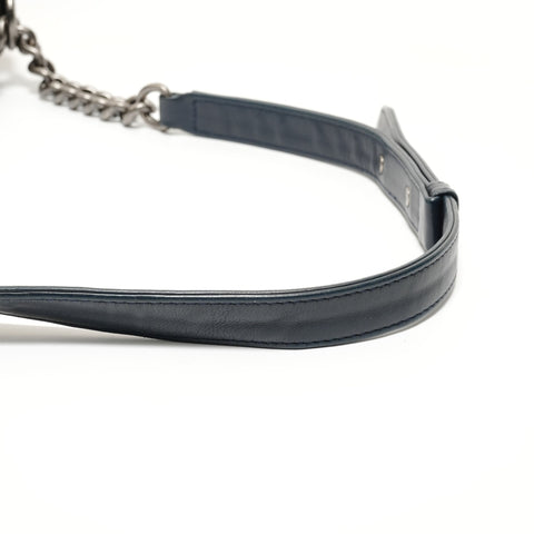 CHANEL Boy Chanel (number 19) Shoulder Bag Navy WS27980