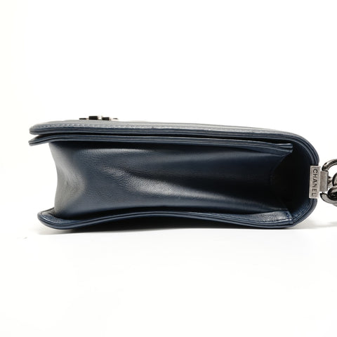 CHANEL Boy Chanel (number 19) Shoulder Bag Navy WS27980