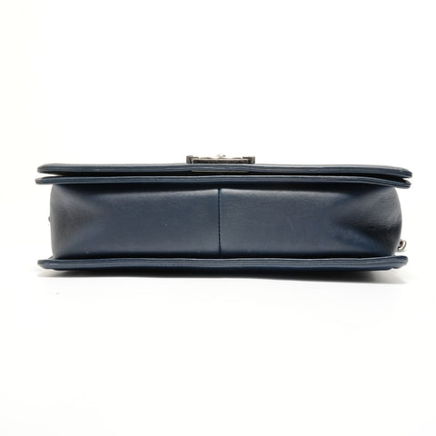 CHANEL Boy Chanel (number 19) Shoulder Bag Navy WS27980