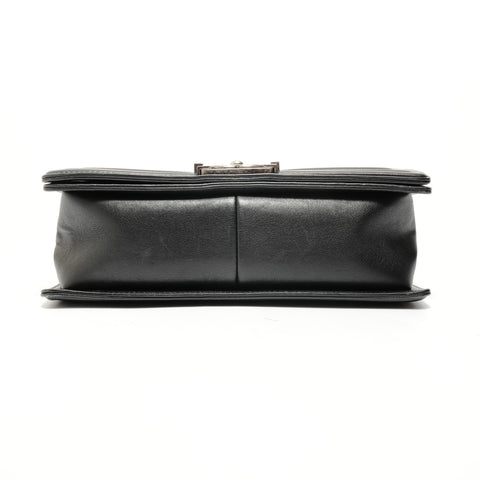 CHANEL Item No. 19 Boy Chanel Embossed Shoulder Bag black WS27982