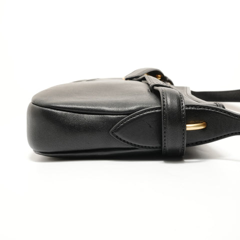 Miu Miu Aventure Nappa Leather Shoulder Bag black WS27984