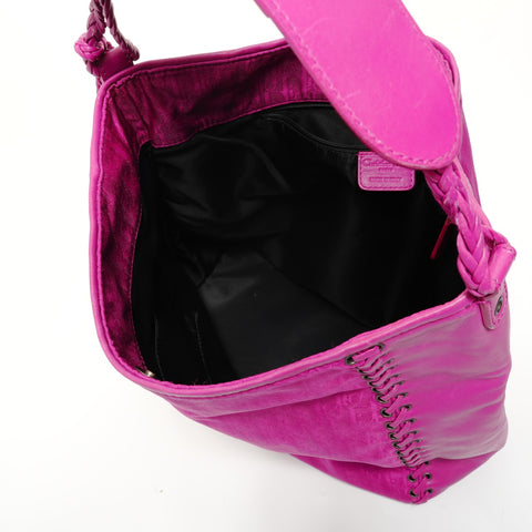 Christian Dior Ethnic line Trotter Shoulder Bag pink WS27987