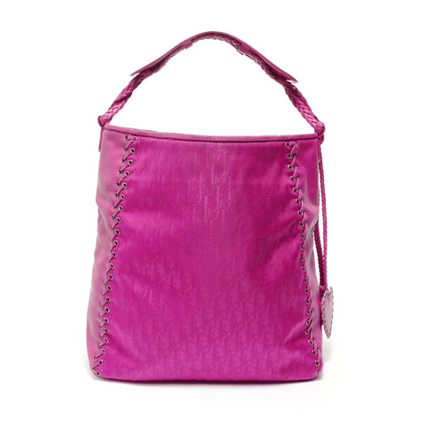 Christian Dior Ethnic line Trotter Shoulder Bag pink WS27987