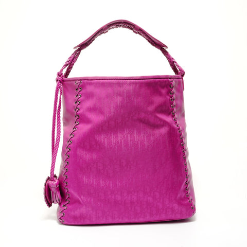 Christian Dior Ethnic line Trotter Shoulder Bag pink WS27987