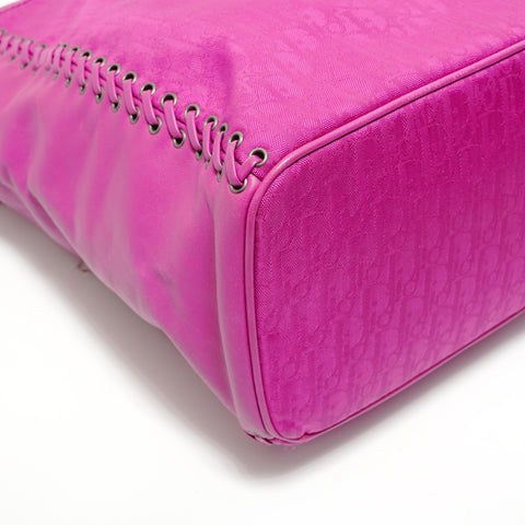 Christian Dior Ethnic line Trotter Shoulder Bag pink WS27987