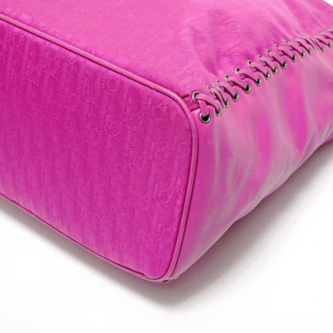 Christian Dior Ethnic line Trotter Shoulder Bag pink WS27987