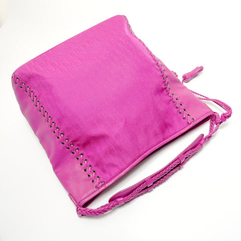 Christian Dior Ethnic line Trotter Shoulder Bag pink WS27987