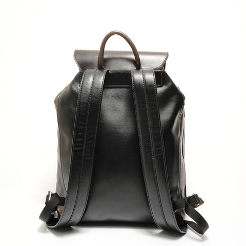 BERLUTI Time Off Scritto Swipe Leather Backpack Â· Daypack Brown WS27988