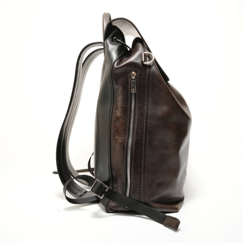 BERLUTI Time Off Scritto Swipe Leather Backpack Â· Daypack Brown WS27988