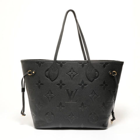 LOUIS VUITTON 2021-2025 Neverfull MM Tote Bag black WS27989