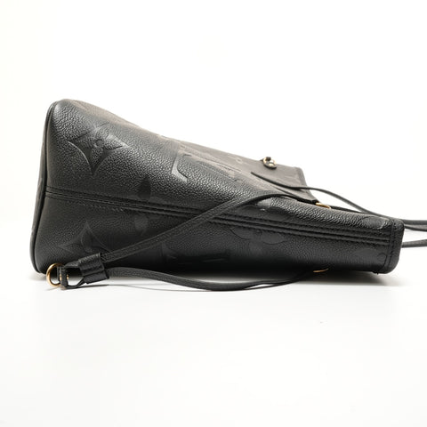 LOUIS VUITTON 2021-2025 Neverfull MM Tote Bag black WS27989