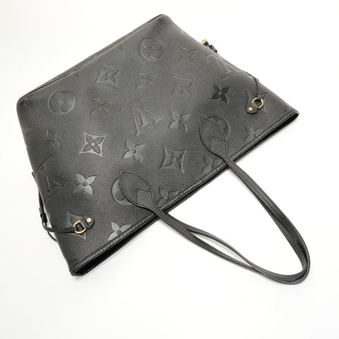 LOUIS VUITTON 2021-2025 Neverfull MM Tote Bag black WS27989
