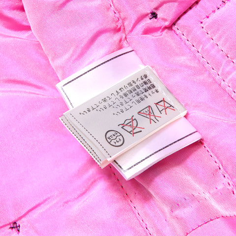 香奈儿可可纽扣尺寸38 2000s blouson silk黑色WS2798