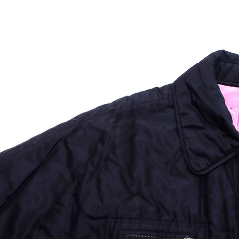 香奈儿可可纽扣尺寸38 2000s blouson silk黑色WS2798