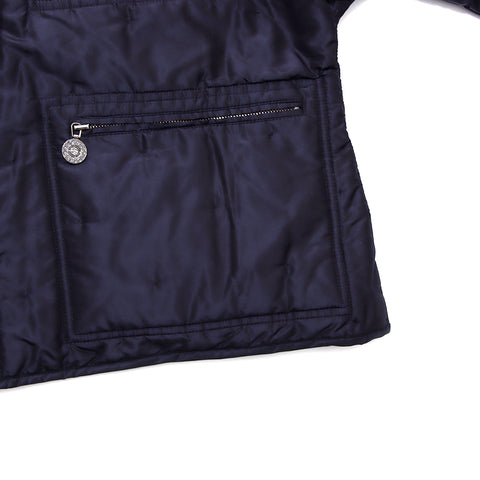 香奈儿可可纽扣尺寸38 2000s blouson silk黑色WS2798