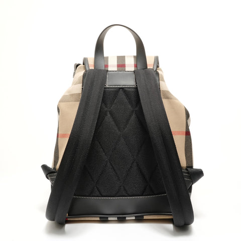BURBERRY Nova check canvas Backpack  Daypack beige WS27990