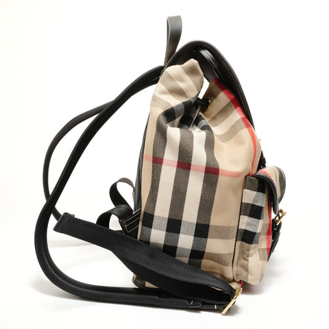 BURBERRY Nova check canvas Backpack  Daypack beige WS27990