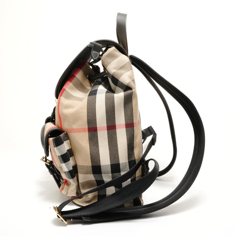 BURBERRY Nova check canvas Backpack  Daypack beige WS27990