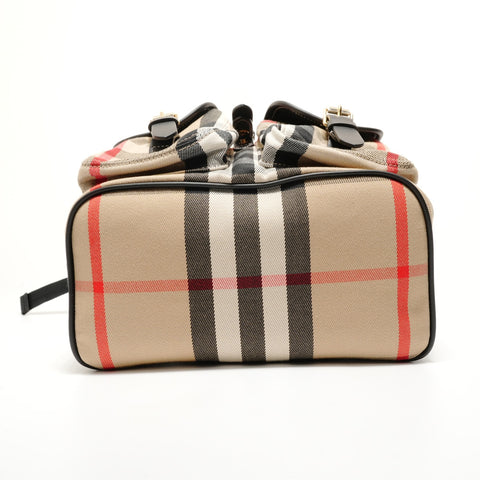 BURBERRY Nova check canvas Backpack  Daypack beige WS27990