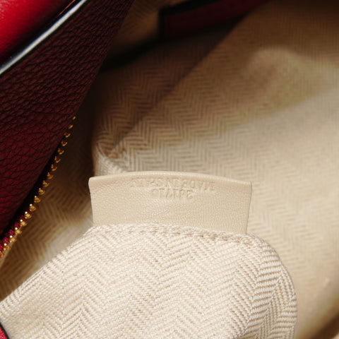 LOEWE Puzzle bag anagram Handbag Red WS27992