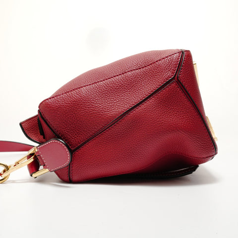 LOEWE Puzzle bag anagram Handbag Red WS27992