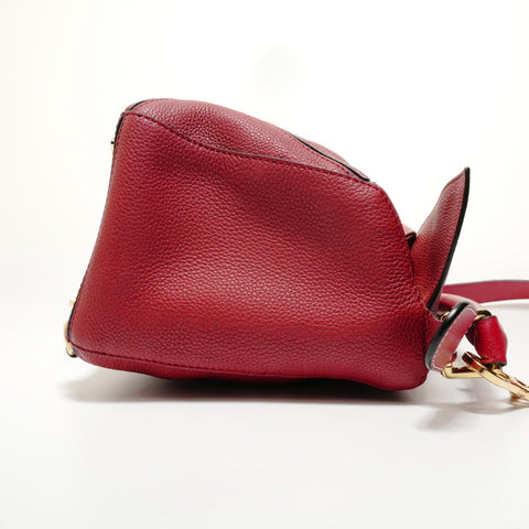 LOEWE Puzzle bag anagram Handbag Red WS27992